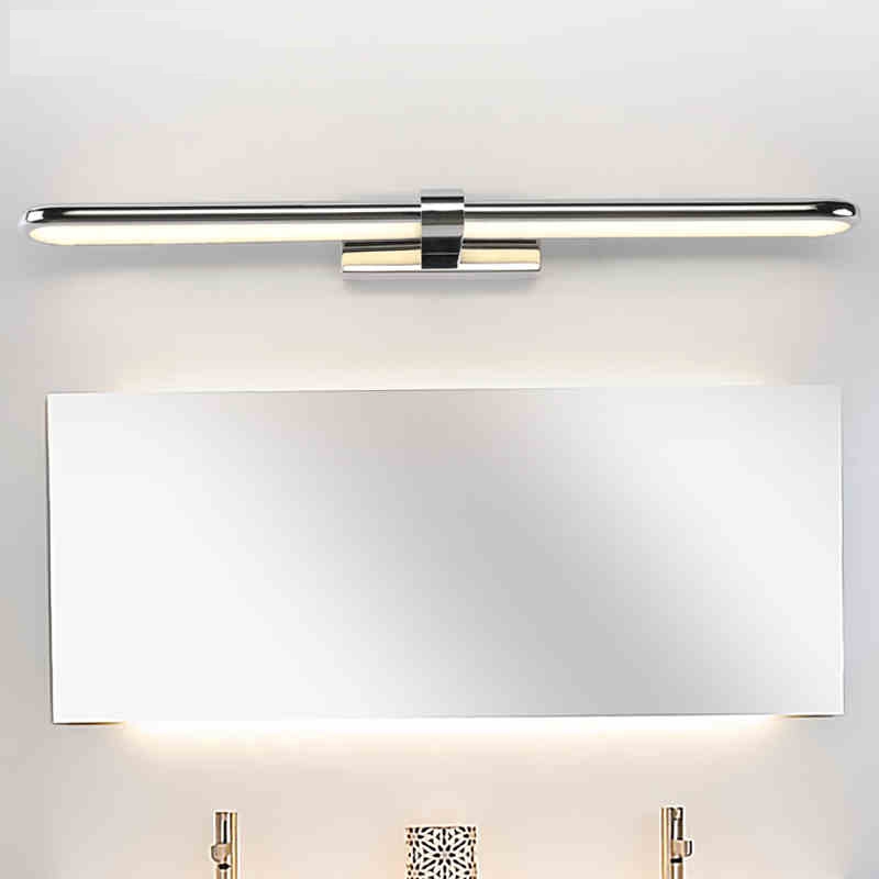 Waterproof Sliver wall lamp Bathroom Mirror Front Wall Light For Home CE RoHs