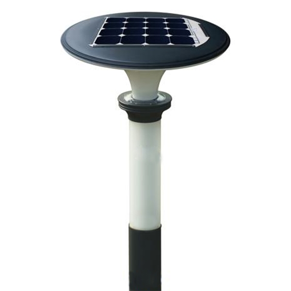 11W LED solar garden light for mushroom design with RGB color charging