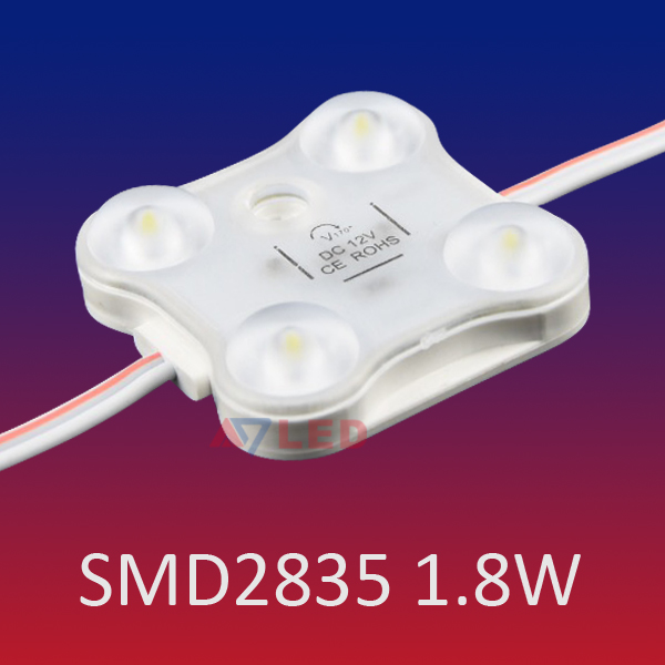 Adled Light dc12v 1.8w 170 degree lens smd 2835 samsung led module for light boxes