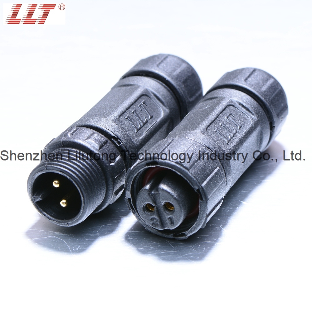China factory hot sale m12 2 pin power electrical aviation led connector waterproof