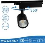 2017 new mould LED rail track light patented product popular in shop All aluminum die-casting