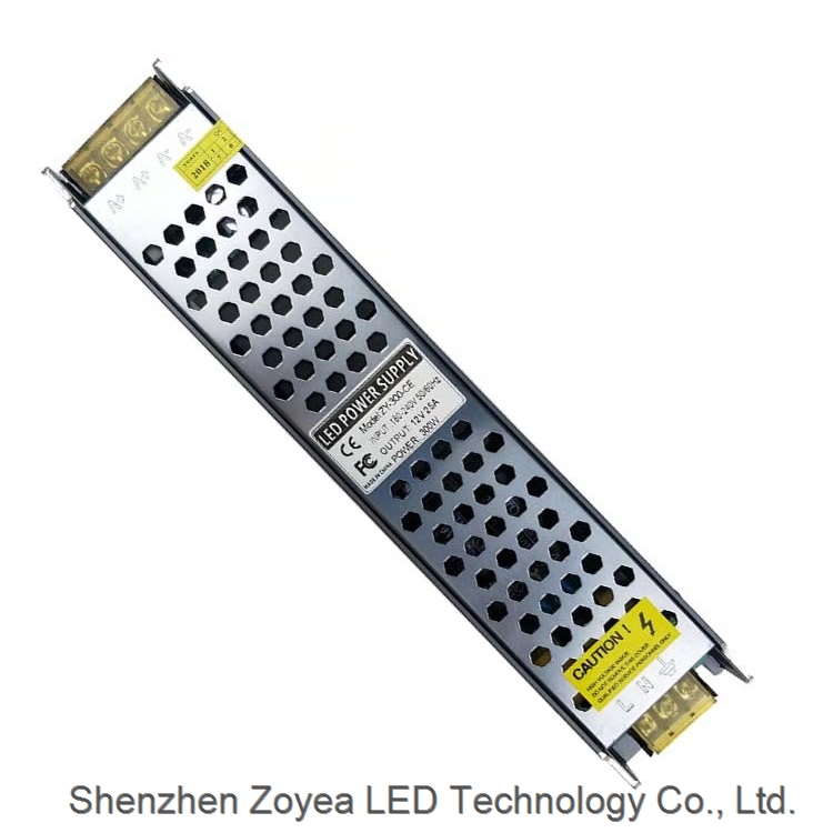 Non-waterproof 300W DC 12V led driver output current 25A adjustable LED power supply