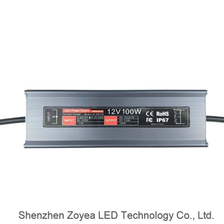 Shenzhen wholesale 100W LED Driver Slim Switching Power Supply with FCC