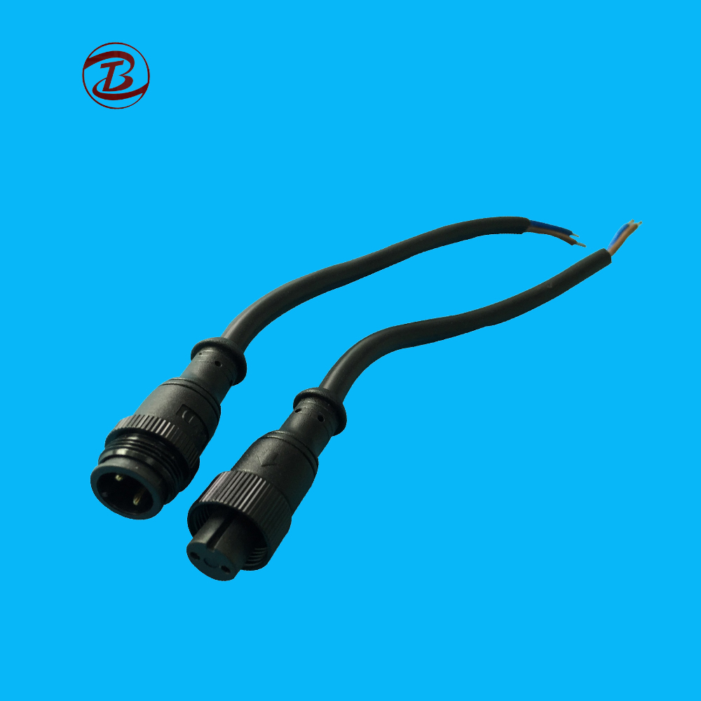 China manufacture 2-12 pin IP68 waterproof 4 pin connector m12