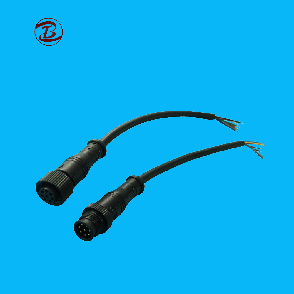 Rohs ip65-68 m12 connector 5 pin