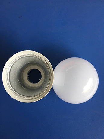 China Manufacturer A60 10W aluminum with plastic LED bulb shell