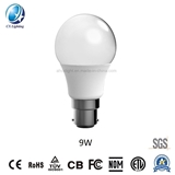 LED Bulb 9W B22 6500K Equal to 100W Incandescent Bulb 810lm 85-265 with Ce