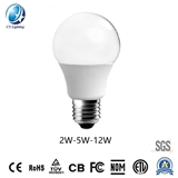 LED Wattage Three in One Bulb 2W-5W-12W 60*118mm E27 B22 Ce RoHS