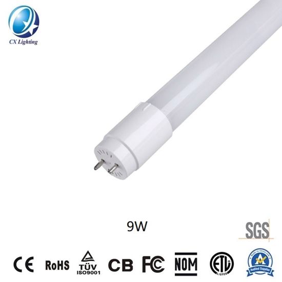 Full Glass LED T8 Tube 2FT 60cm 9W 10W 800-1000lm with Ce RoHS