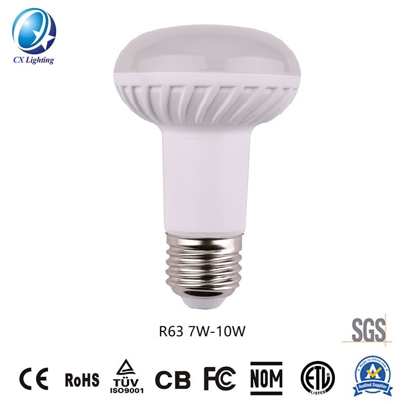 LED R63 Type Bulb Screw Surface 7W-10W 630lm-900lm Ce RoHS