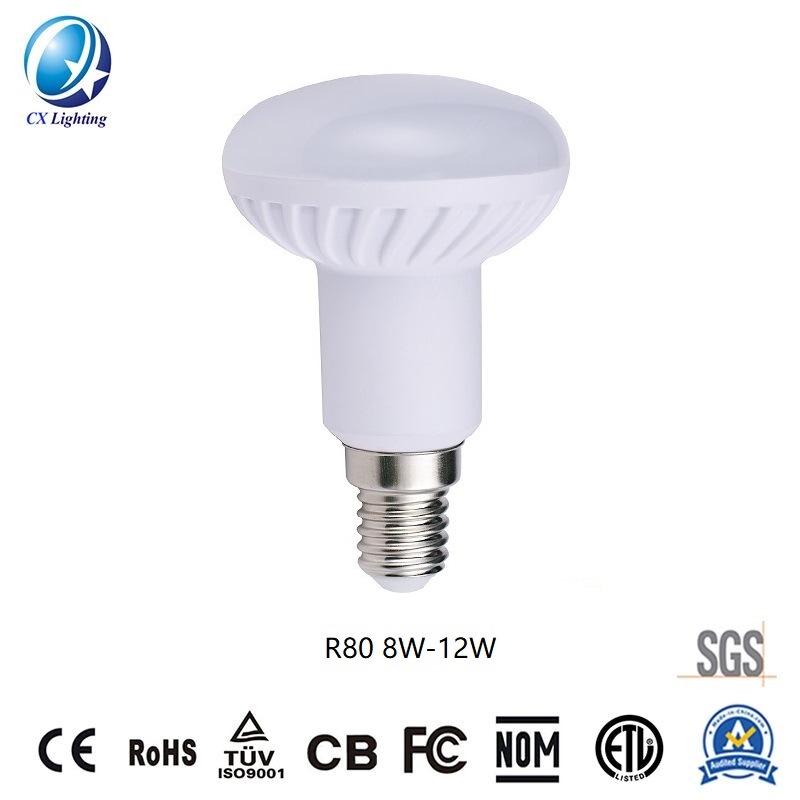 LED R80 Type Bulb Screw Surface 8W-12W 720lm-1080lm Ce RoHS