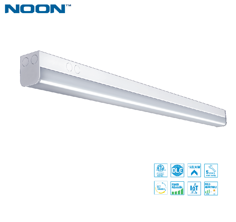 80W DLC& ETL listed linkable linear light with occupancy sensor