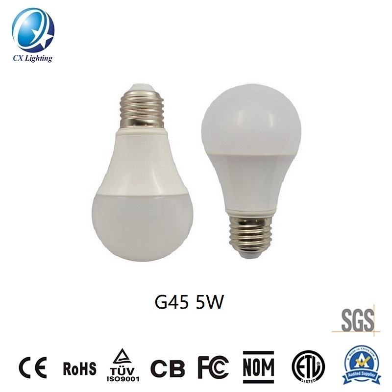 LED Bulb G45 5W 500lm 100-265V Indoor Light Equivalent 40W Incandescent Light