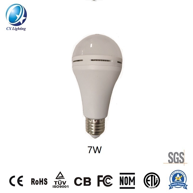 LED Emergency Rechargeable Bulb 7W 490lm with Ce RoHS
