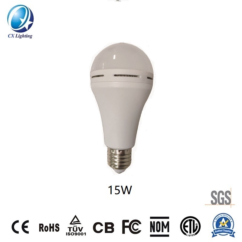 LED Emergency Rechargeable Bulb 15W 1050lm with Ce RoHS