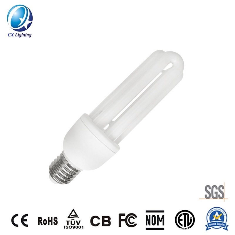 12W U Shape LED 3u Lamp Milky Color 85-265V 1080lm