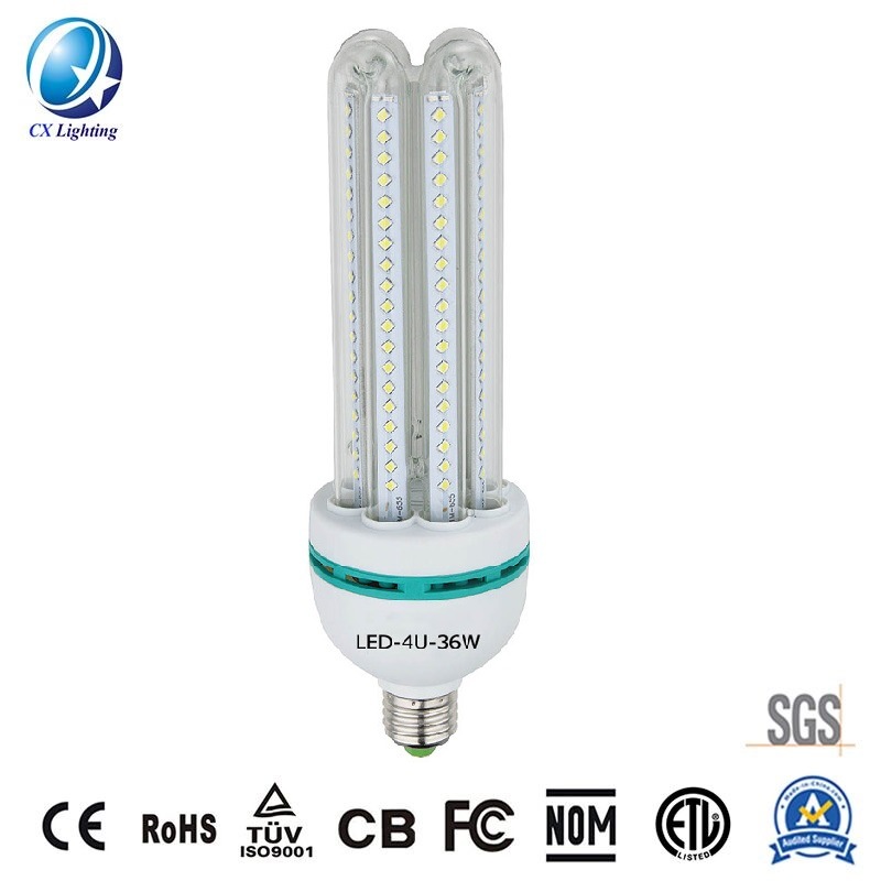 U Shape LED Lamp 4u 36W 85-265V 90lm W 3200lm