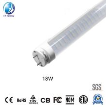 T8 Alu Clear PC Tube 18W 1.2m 1620lm with Ce RoHS