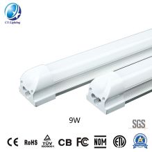 T8 Integrated Tube Half Alu Half PC 9W 0.6m 810lm with Ce RoHS