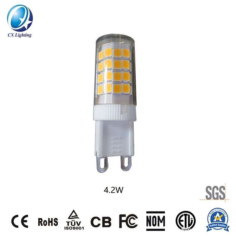 LED Bulb Beads G9 4.2W 420lm 120V or 230V Ce RoHS