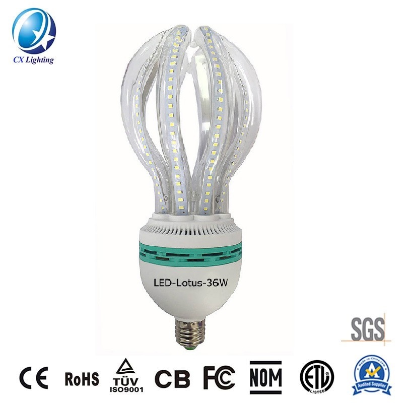 High Power Lotus Energy Saving LED Lamp 36W 3240lm Ce EMC