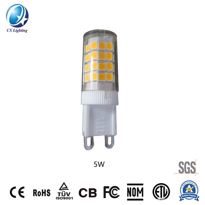 LED Bulb Beads G9 5W 450lm 120V or 230V Ce RoHS
