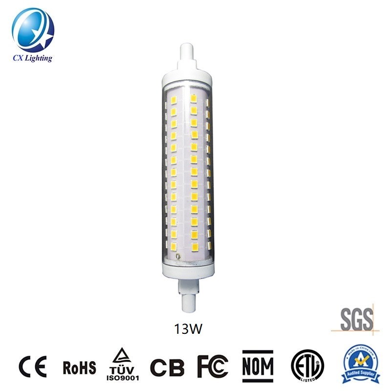 LED R7s Dimmable Corn Lamp 118mm 13W 1100lm 220V-240V with Ce RoHS