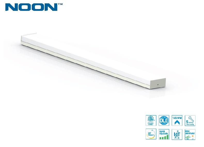 4FT 40W CCT adjustable LED wraparound fixture for indoor using