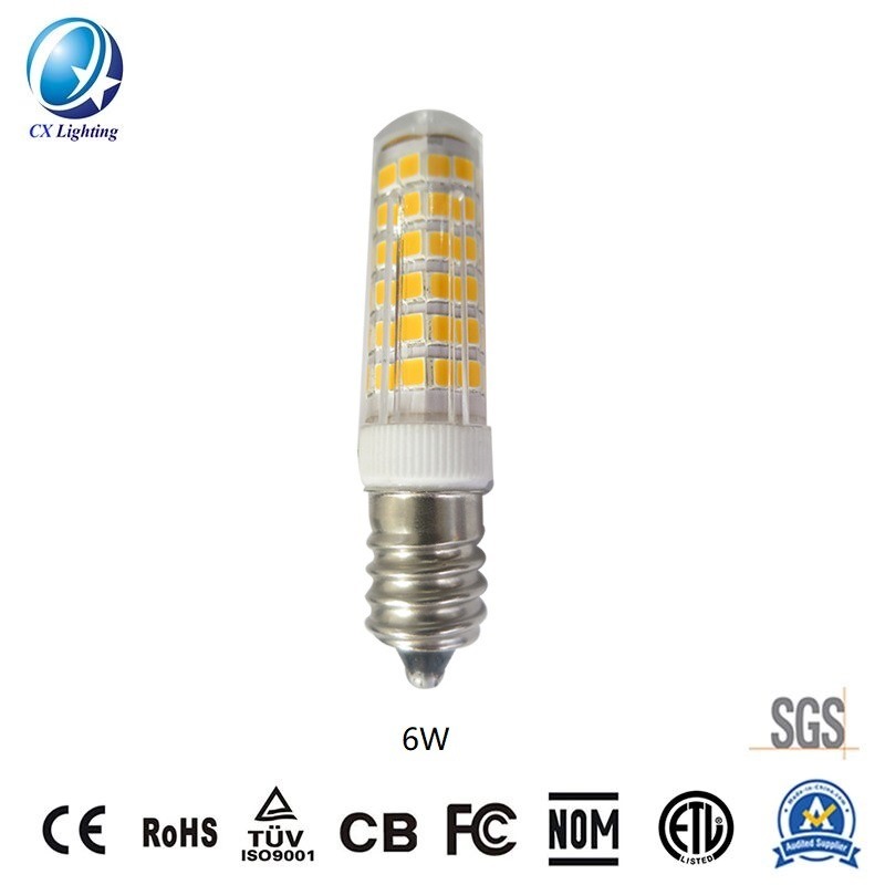 LED Corn Lamp E14 6W 550lm 120V or 230V with Ce RoHS