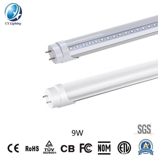 LED Tube T8 Integrate 9W 900lm 100lm W 170-240V Clear Glass Size: 24*589mm with Ce RoHS