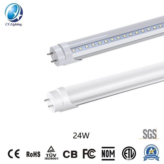 LED Tube T8 Integrate 24W 2400lm 100lm W 170-240V Clear Glass Size: 24*1498mm with Ce RoHS