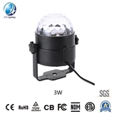 Stents Magic Ball LED Stage Light Without a Remote Control 3W 100-240V 10.3X10.9cm