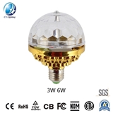 LED Stage Full Color Rotating Stage Lamp 6gold Beads 3W 6W 85-265V 19.5X49.5X22cm