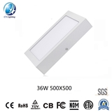LED Surface Square Panellight 36W 2520lm L500*W500mm Ce RoHS