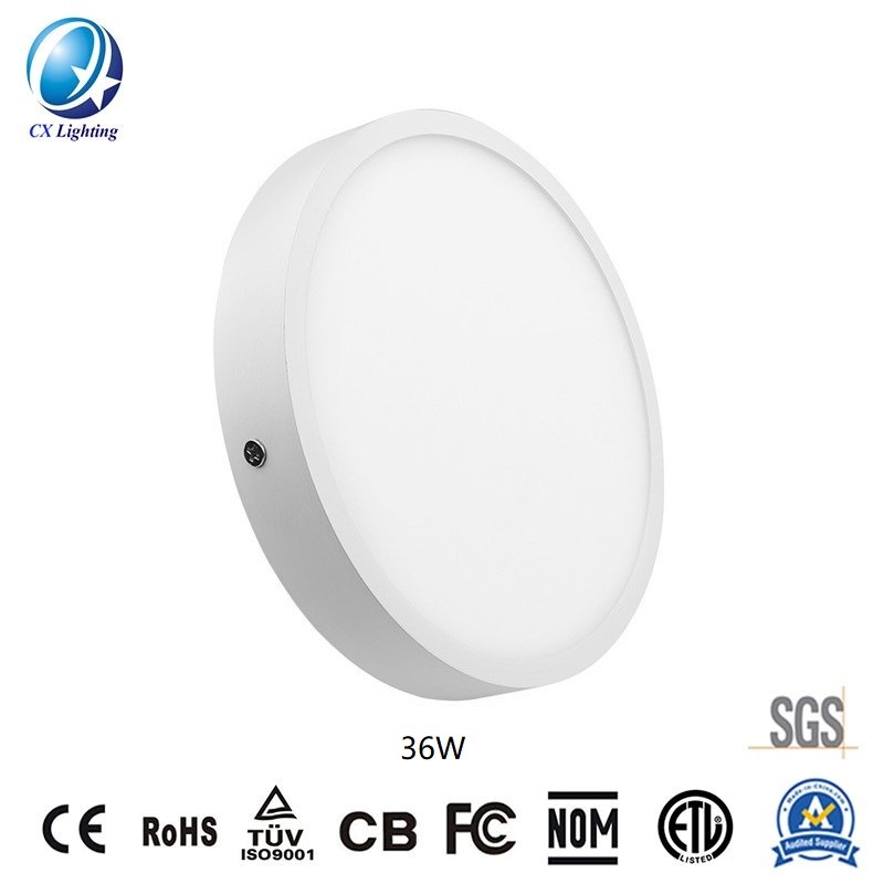 LED Round Surface Panellight 36W 2520lm 500mm Ce RoHS