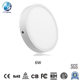 LED Round Surface Panellight 6W 420lm 120mm Ce RoHS