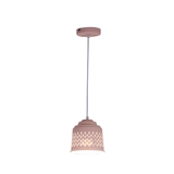 YIWEI 1-light mini pendant with iron metal shade，matte black ，for kitchen home
