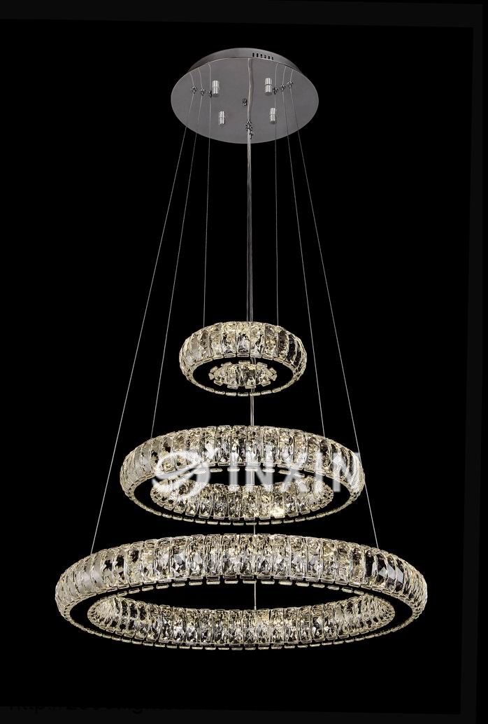 Wire cut light K9 crystal chandelier lamp pendant light