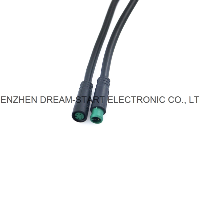 black IP68 2Pin Waterproof M12 Connector cable available