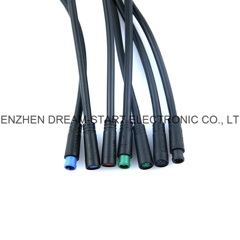 black and white color male female 2 3 4 pin power connector