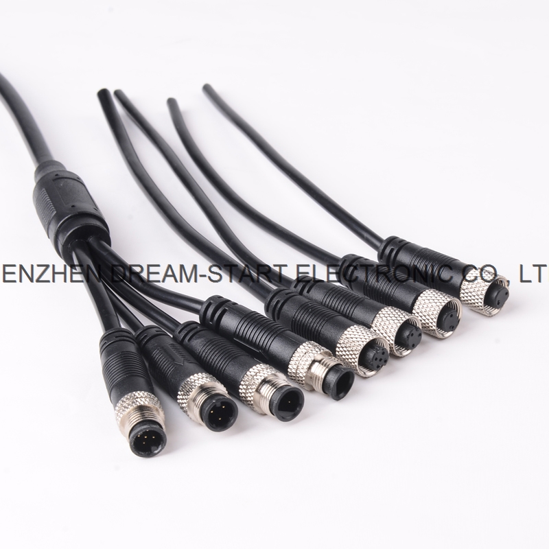 2-12 Pin IP67 rate waterproof Wire Connector