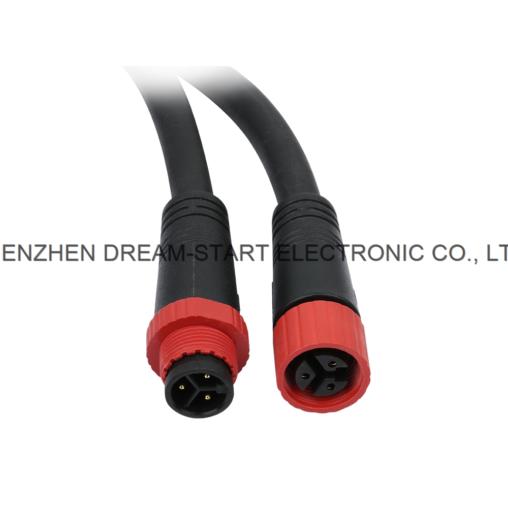 ip67 cable connector Locking type dc plug connector