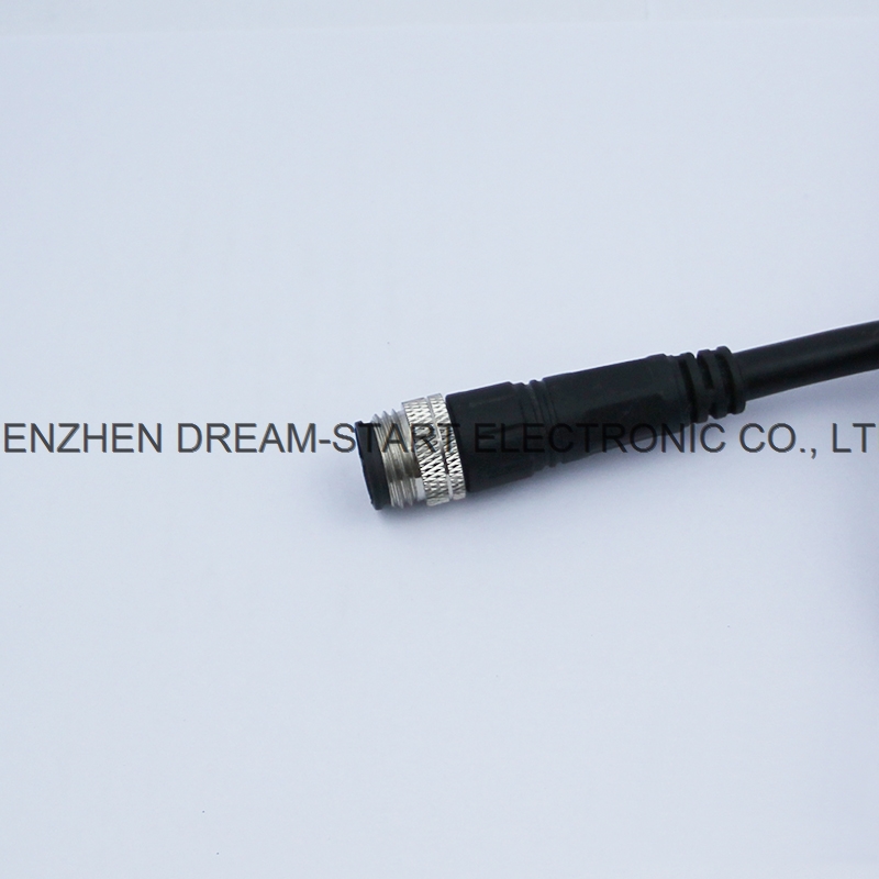 3 pin y plastic connector electrical cable connector