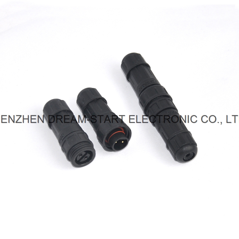 ip65 to ip67 waterproof wire connector plug 2 3 4 5pin