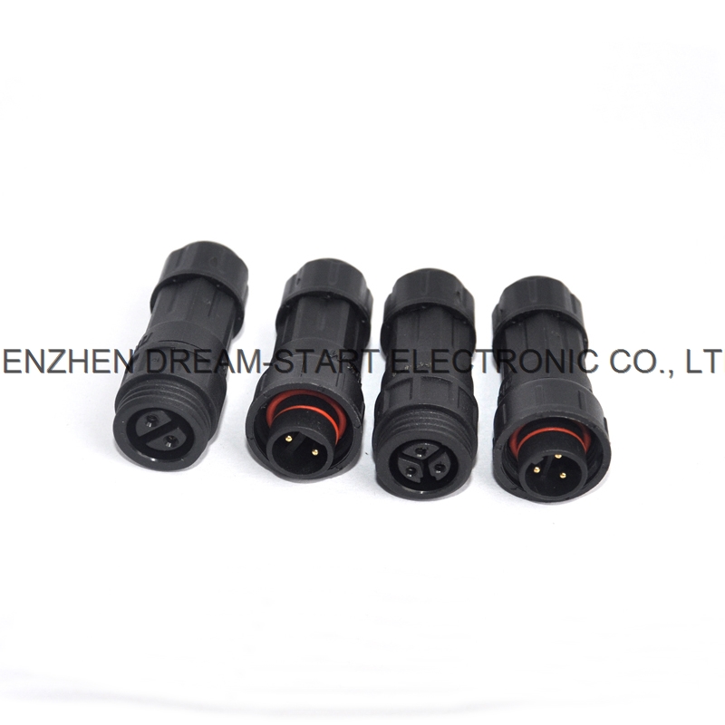 manufacturer female male 2 wire waterproof plug connectors