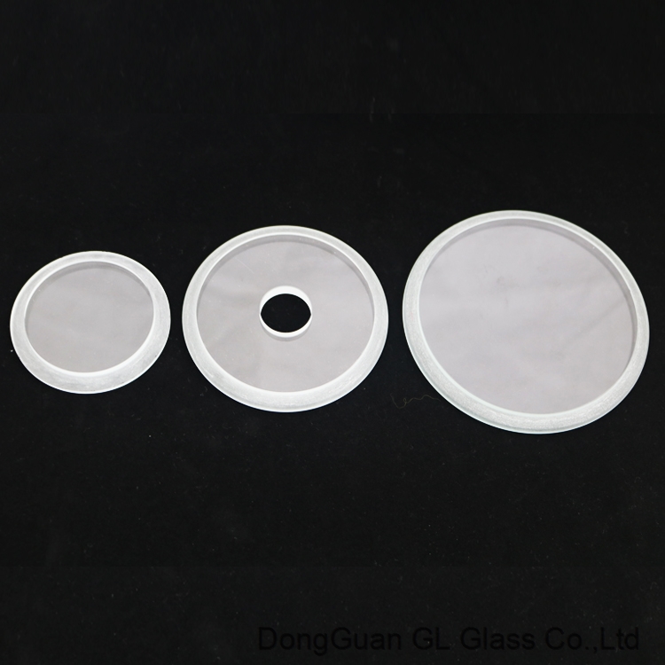 extra white round recessed lamp 8mm step glass