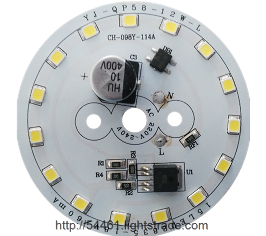 High quality 100 lm W white smd pcb plate ac lighting 3030 led module for LED Bulb Light