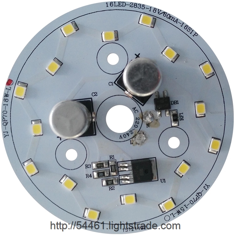 100 lm W 15W aluminum light board linear pcb ac led module for LED Bulb Light