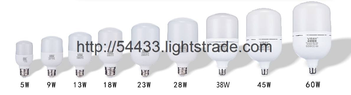 LED bulb E27 5W-9W-13W-18W-23W-28W-38W-45W-60W high power constant current driver nonisolated