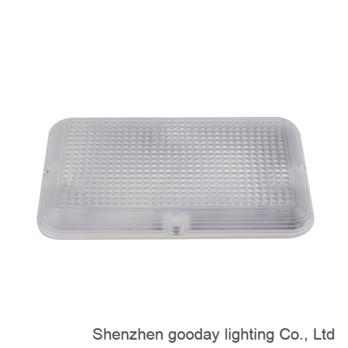 Square Bulkhead IP65 Ceiling Sensor LED Emergency Lights 50W Surface Mounted